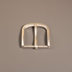 AMERICAN SILVER (SOLID BRASS) BUCKLE - 4 CM