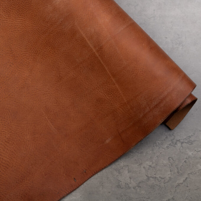 CONCERIA WALPIER VACHETTA MILLED - WHISKEY C GRADE