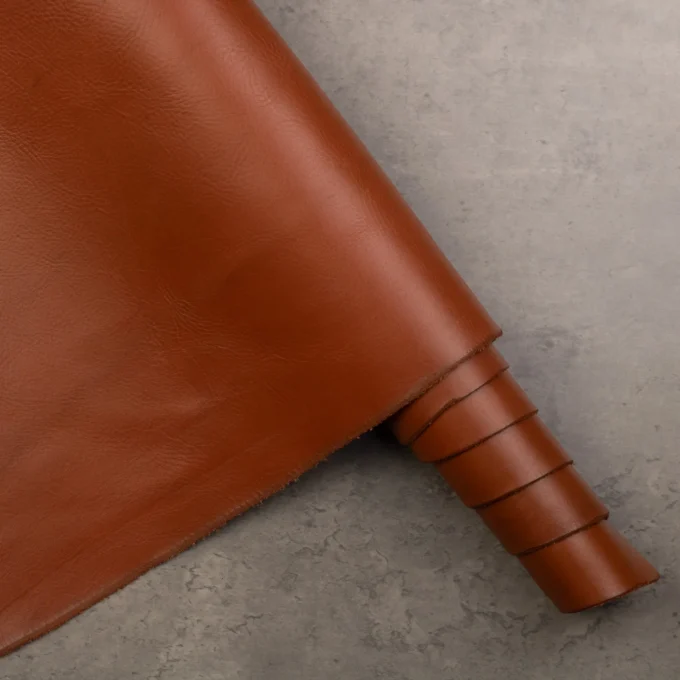 CONCERIA WALPIER PIGMET MILLED - WHISKEY