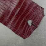 CROCODILE TAIL & HEAD - Burgundy