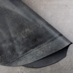 CORIUM SHELL CORDOVAN MARBLED DYED THRU - Black