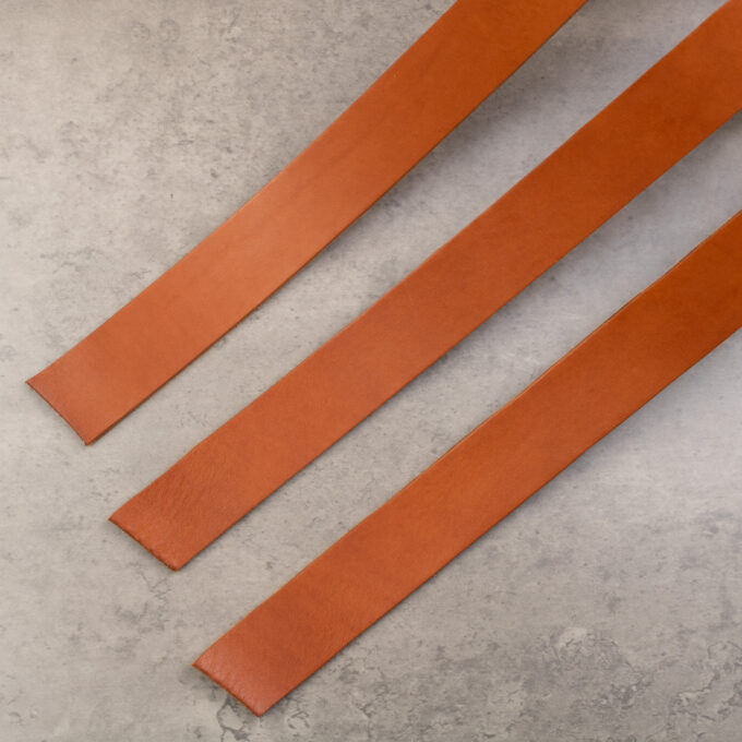 BELT STRAP RUSTIC - YELLOW COGNAC