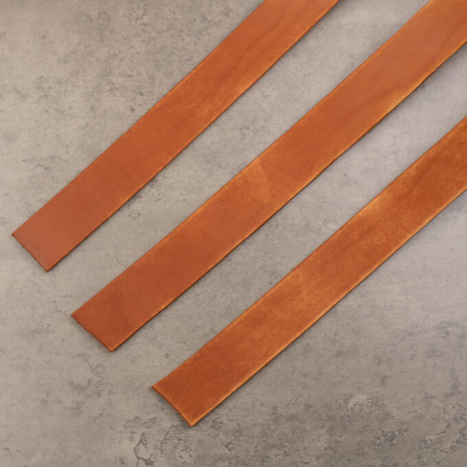 BELT STRAP VINTAGE - YELLOW COGNAC