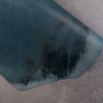 CORIUM SHELL CORDOVAN MARBLED DYED THRU - Sky Blue