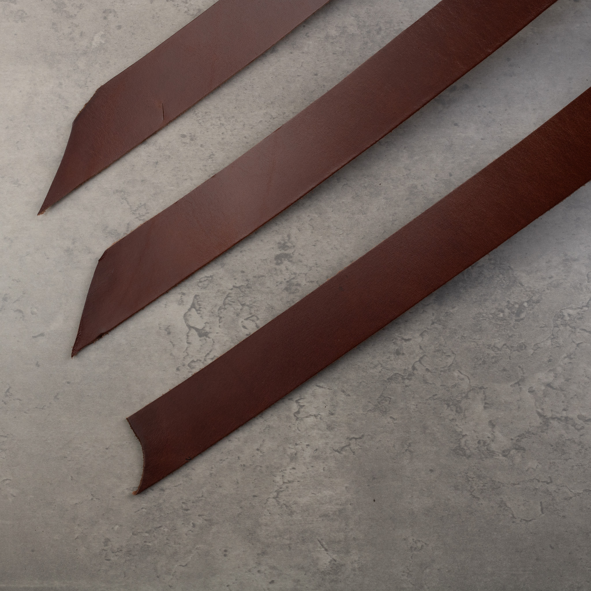 BELT STRAP RUSTIC – DARK BROWN DOUBLE BUTT