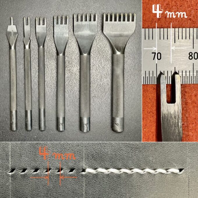 OKA FACTORY - JAPANESE STYLE - DIAMOND PRICKING IRONS - 4 mm - 6