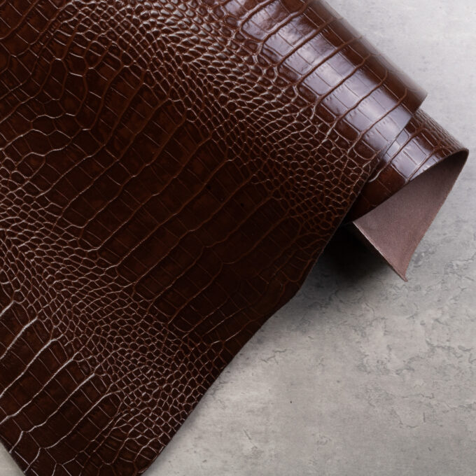 CONCERIA WALPIER BUTTERO CROCO EMBOSSED LUX