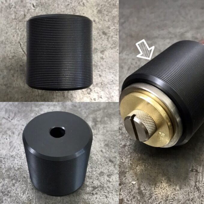OKA FACTORY - ROUND MAUL HEAD - Black