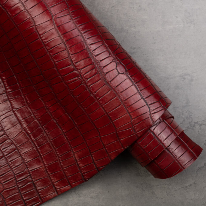 CONCERIA WALPIER CROCO TAIL EMBOSSED