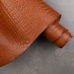 CONCERIA WALPIER CROCO EMBOSSED - Whiskey