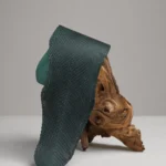 SALMON LEATHER - SATIN FINISH - Spiruline