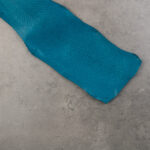 SALMON LEATHER - BRIGHT FINISH - Turquoise