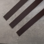 AUSONIA OLIMPO DOUBLE BUTT BELT STRAP - Dark brown