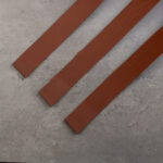 AUSONIA OLIMPO DOUBLE BUTT BELT STRAP - Cognac