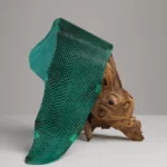 SALMON LEATHER - GRADIENT FINISH - Emerald