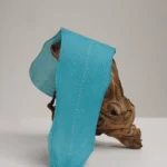 SALMON LEATHER - SATIN FINISH - Azur