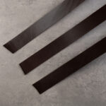 BELT STRAP JEANS GLAZED - Dark brown
