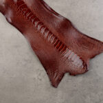OTRICH LEG LEATHER - Whiskey