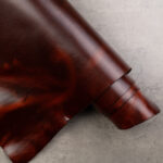 CONCERIA AUSONIA PONCHO OIL - Cognac
