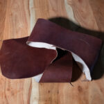 LEATHER DEALS - WC Harness belly Burgundy 4 sqft