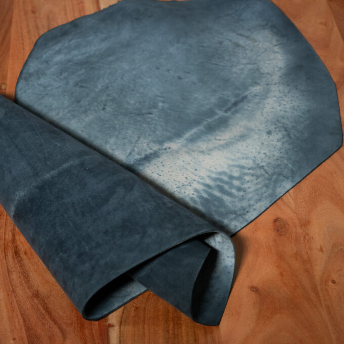 CORIUM DOUBLE SHELL CORDOVAN MARBLED - BLACK