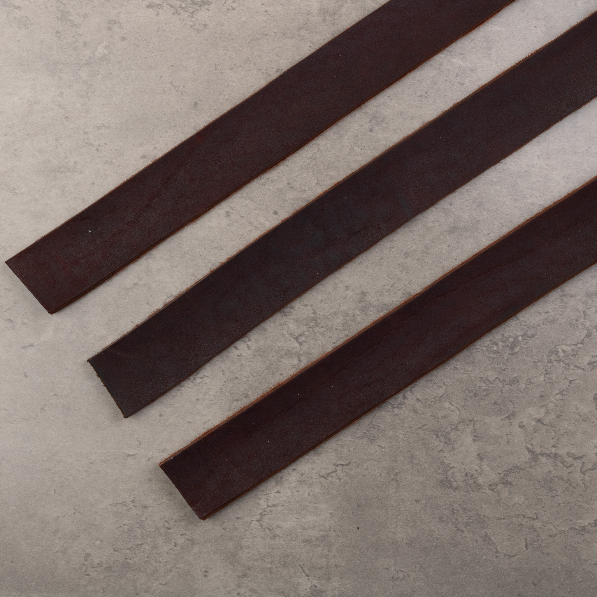 BELT STRAP CALEDONIA RUSTIC DOUBLE BUTT - BROWN