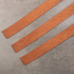 BELT STRAP CASHMERE DOUBLE BUTT - Whiskey