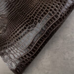 CROCODILE BELLY ONLY - Antique grey