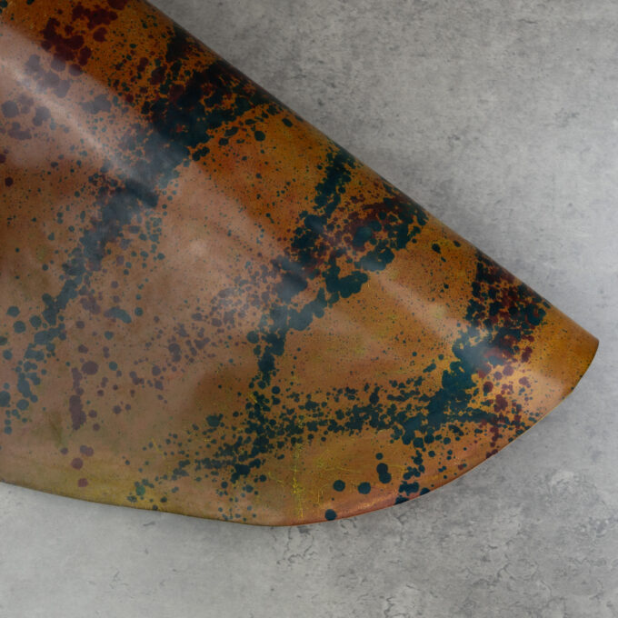 CORIUM SHELL CORDOVAN ART YELLOW DOTS A/B GRADE
