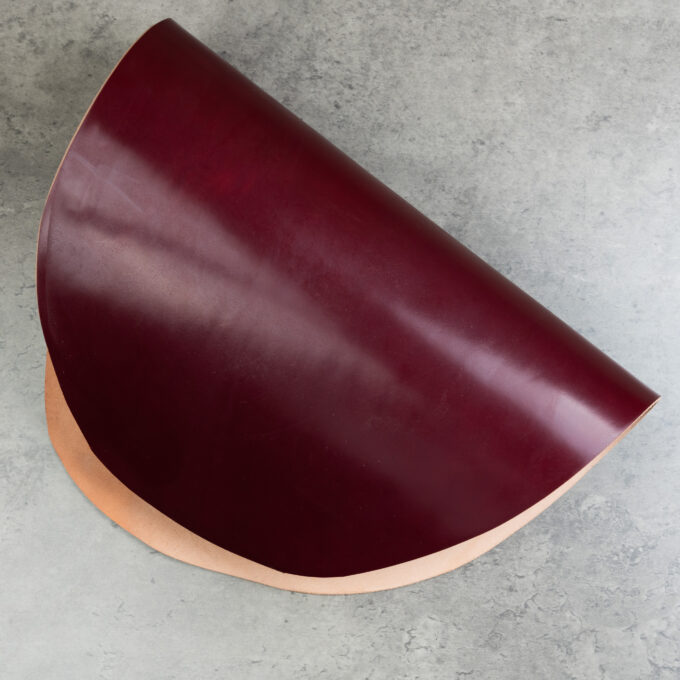 CORIUM SHELL CORDOVAN CLASSIC - BURGUNDY A/B GRADE