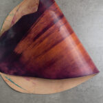 CORIUM SHELL CORDOVAN MARBLED DEALS A/B GRADE - Purple 1