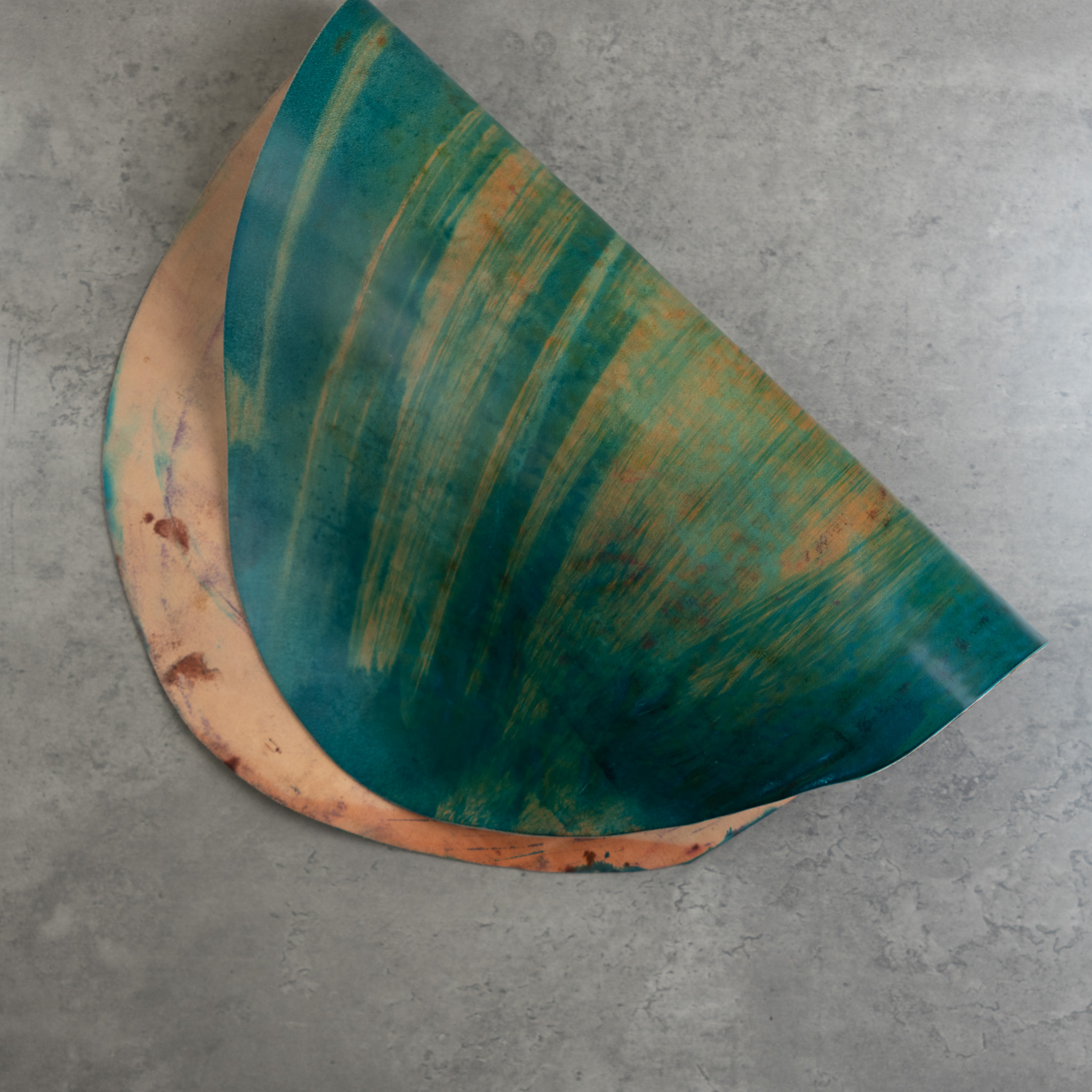CORIUM SHELL CORDOVAN MARBLED DEALS B/C GRADE 2# - Image 3