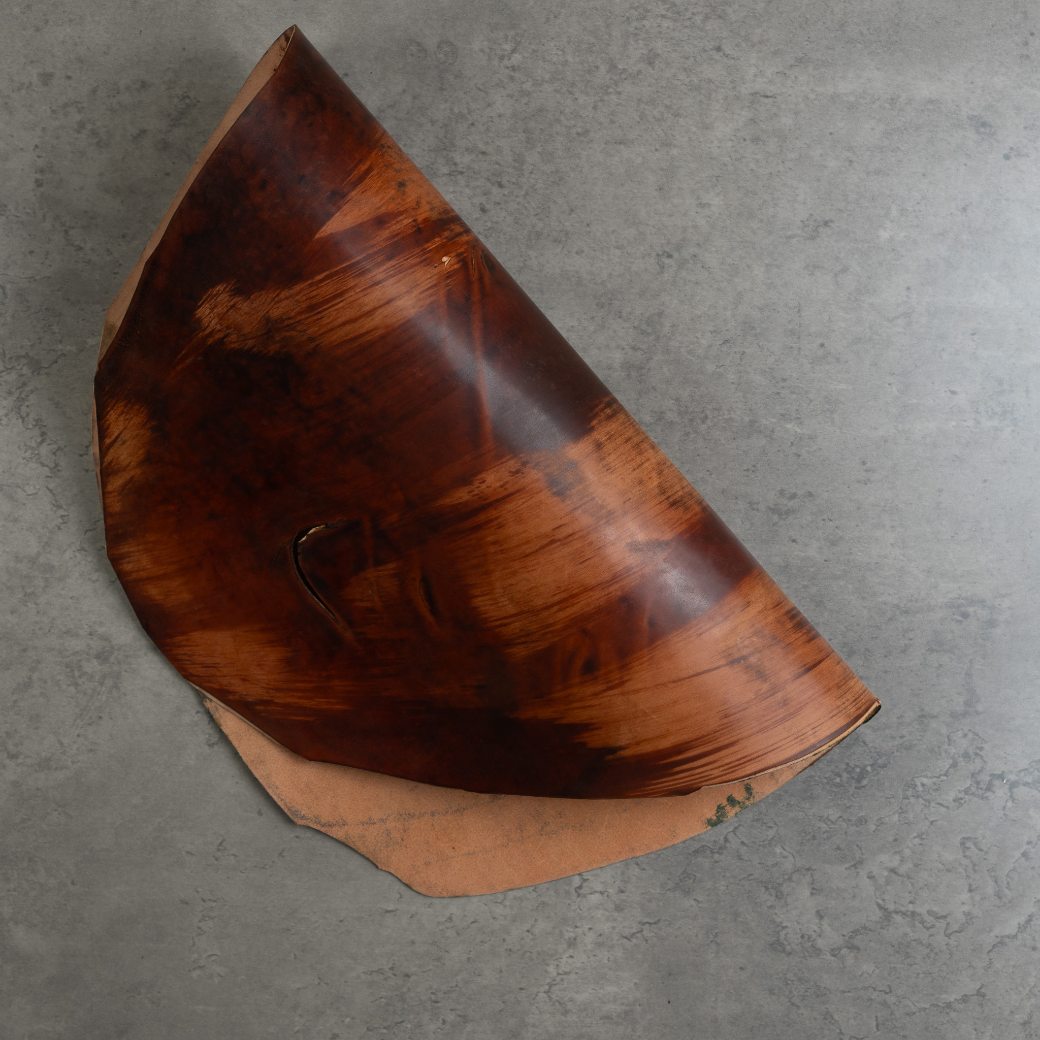 CORIUM SHELL CORDOVAN MARBLED DEALS B/C GRADE 2# - Image 6